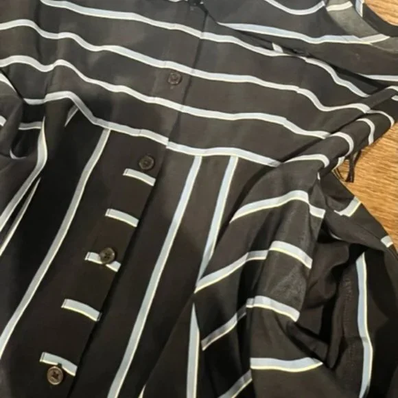 Tommy Hilfiger Striped Midi Shirt Dress - Picture 5 of 9